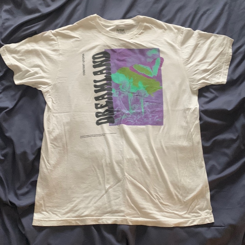 artist union butterfly graphic t shirt